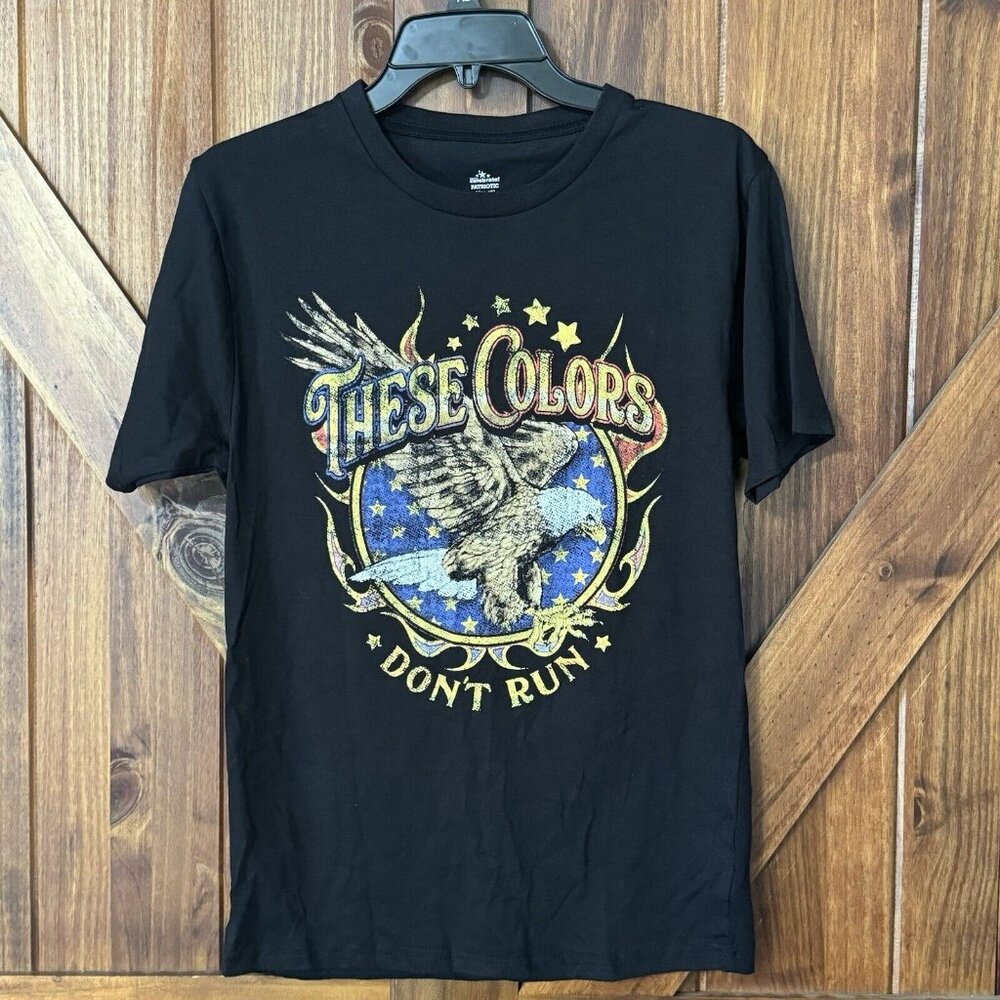 These Colors Don’t Run America Patriotic Eagle of Freedom Size Small